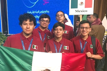 Estudiantes mexicanos ganan olimpiada de física en Irán