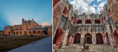 El Ex Convento de San Bernardino es un castillo tipo medieval en México