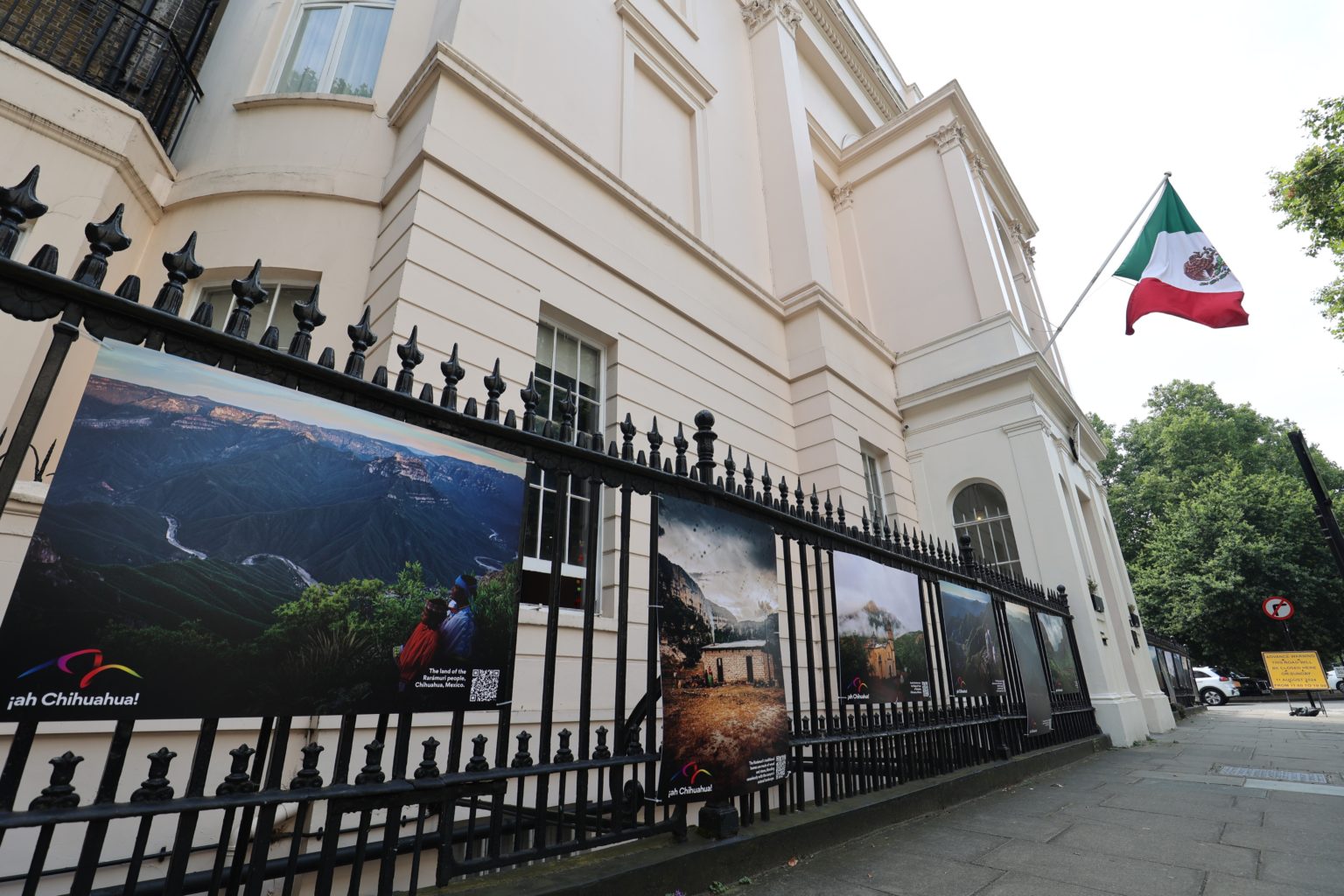 Las calles de Londres muestran la riqueza natural y cultural de Chihuahua