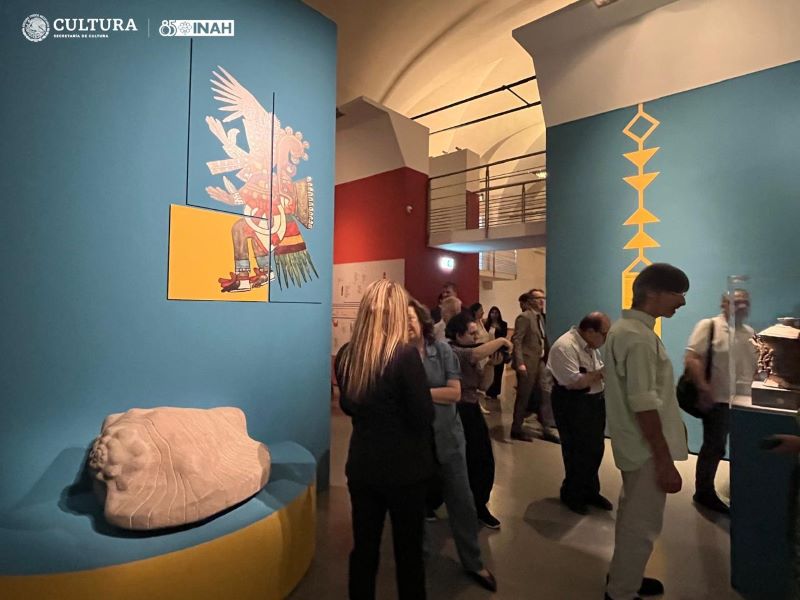 Tlapitzalli, sonidos prehispánicos, se inauguró en el museo italiano Scuderie del Quirinale 