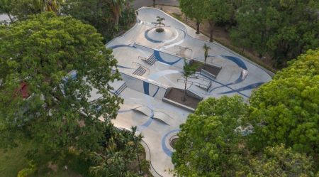 Artista mexicana gana premio de arquitectura con este skatepark