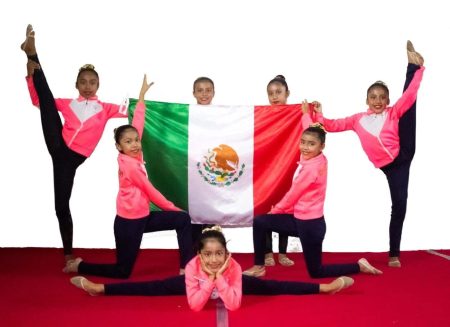 Gimnastas oaxaqueñas ganan la medalla de oro en la Koop Cup 2023 en Canadá