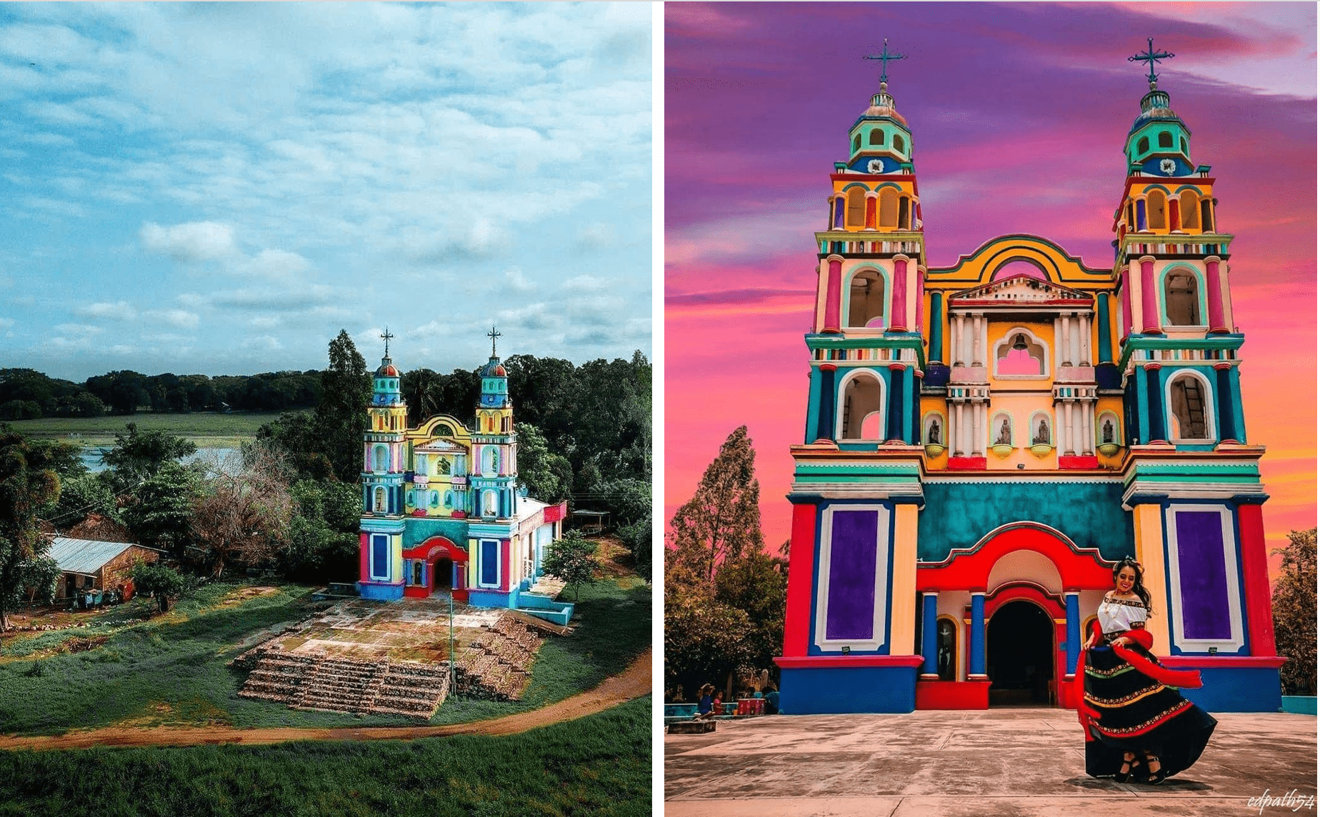 El simbolismo de los colores de la Iglesia del Señor de Tila