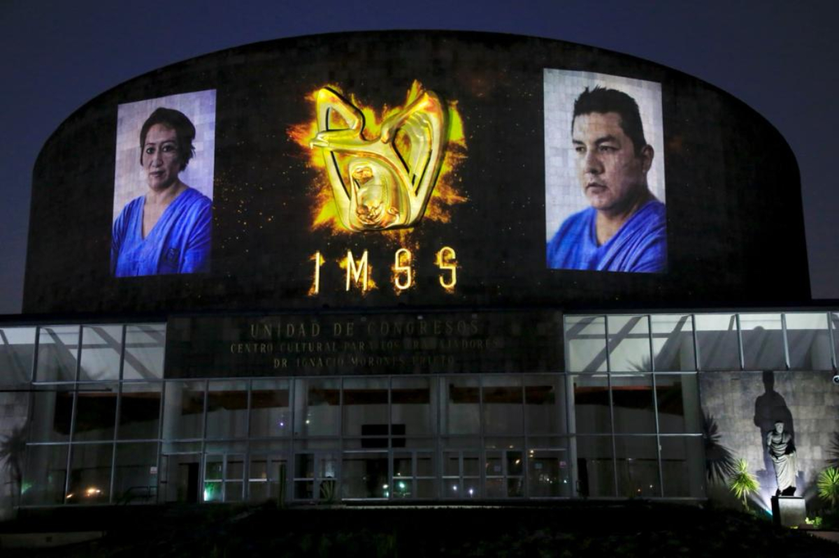 El Mural a los Héroes de la Salud, un emotivo homenaje a los trabajadores del IMSS