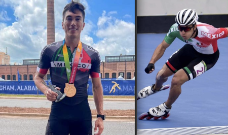 Jorge Luis Martínez se convierte en el patinador más veloz del mundo y es mexicano