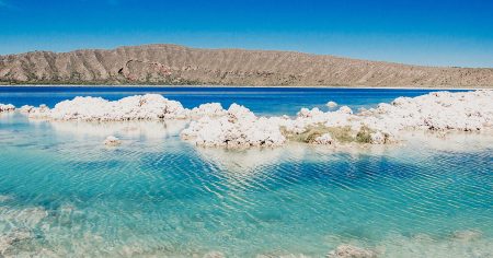 Los improbables arrecifes dentro del cráter de la Laguna de Alchichica