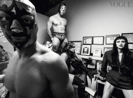 La Lucha libre mexicana llegó a la portada de Vogue