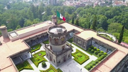 Conoce el Castillo de Chapultepec desde las alturas