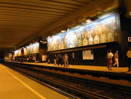 Conoce los impresionantes y preciosos murales del Metro Copilco