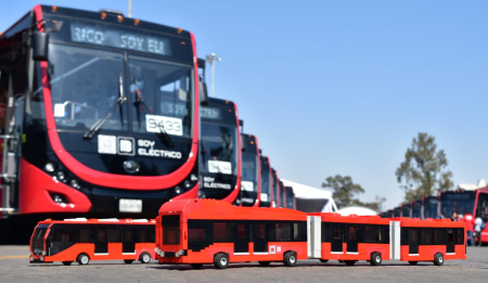 60 autobuses eléctricos conforman la primera línea de Metrobús totalmente eléctrica