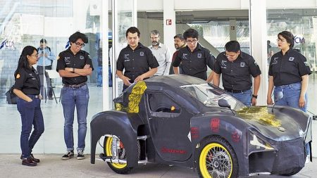 Mictlán, un alucinante auto eléctrico creado totalmente por alumnos de la UNAM