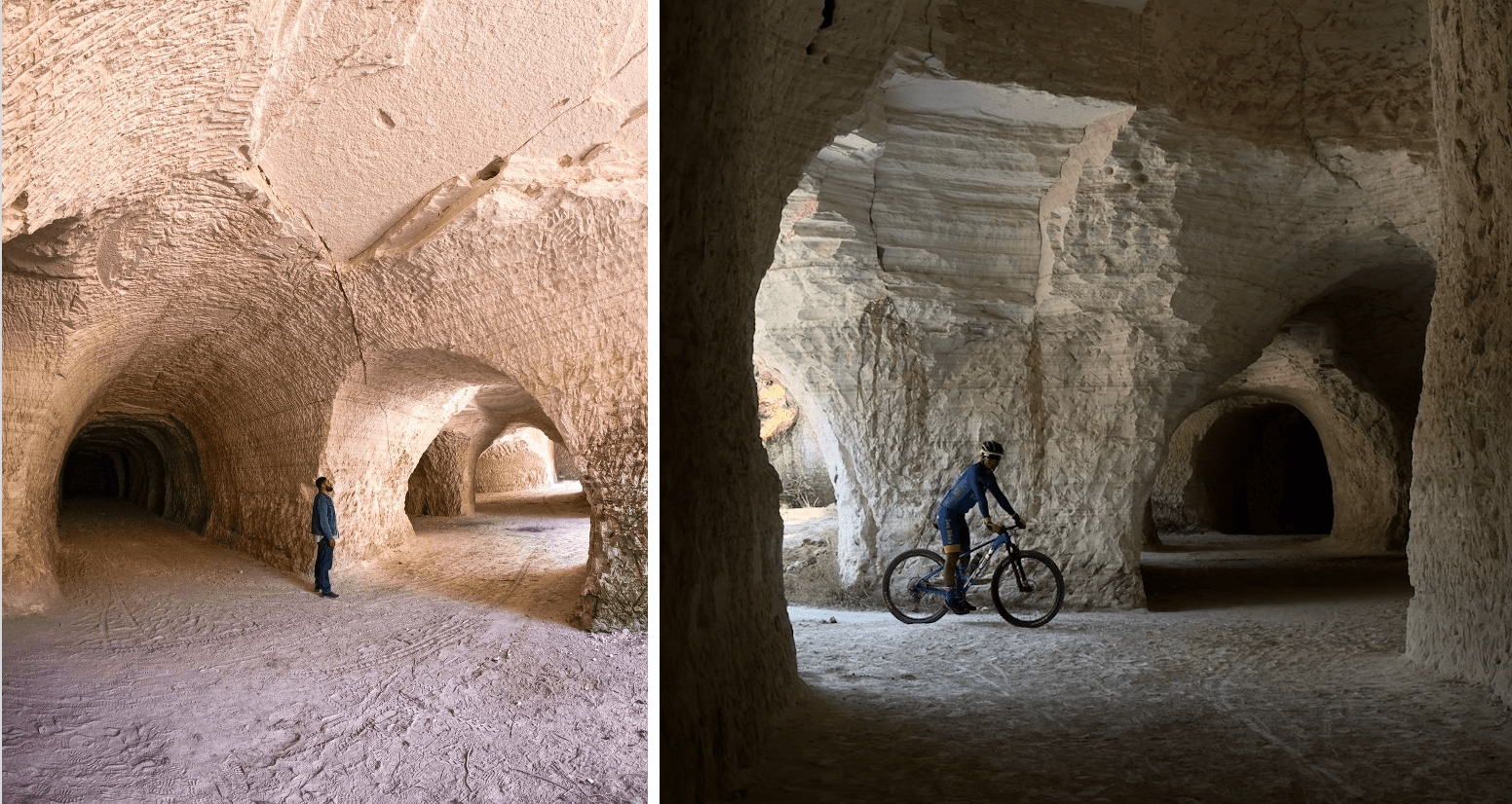 Minas de Tiza, las enormes cavernas color blanco enclavadas en el bosque de Tlaxcala