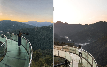 El asombroso mirador de cristal en Zacatlán de las Manzanas