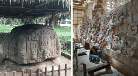 Estas esculturas muestran la asombrosa perfección de los artistas mayas