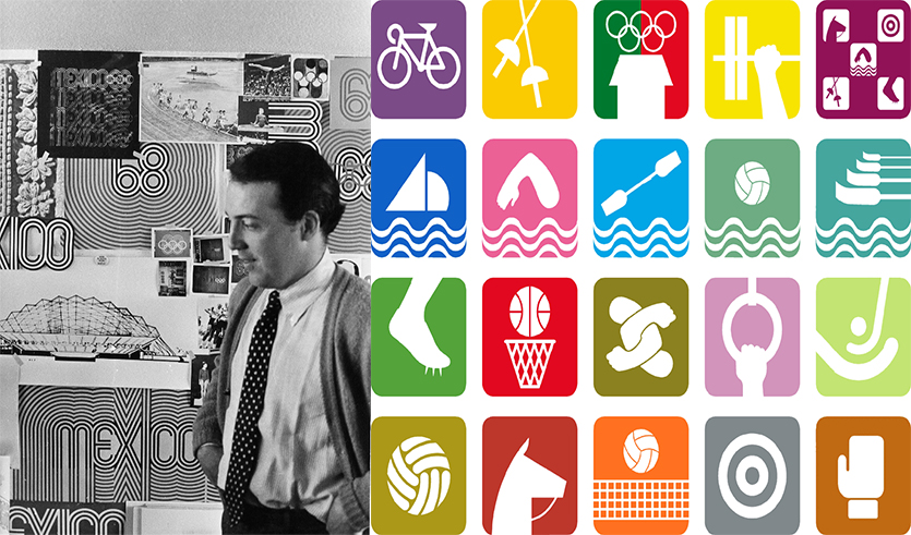 Lance Wyman, la mente maestra que describió la Ciudad de México en íconos