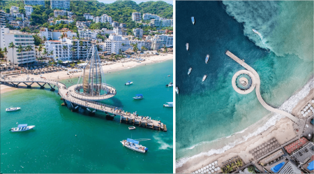 Muelle de los Muertos, un mirador espectacular e ícono actual de Puerto Vallarta