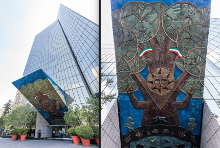 El mural de la Torre Chapultepec, una oda a la vida y a la naturaleza