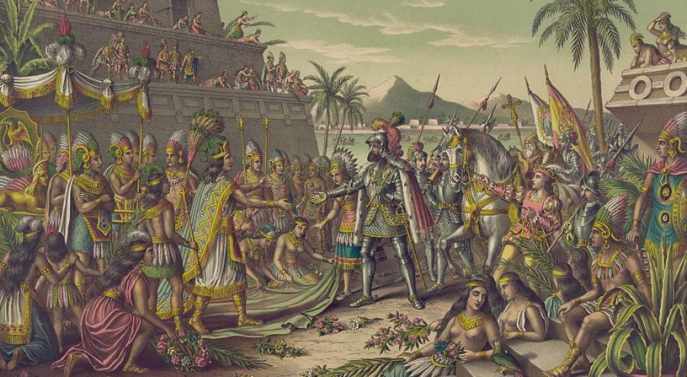 El día que Hernán Cortés conoció a Moctezuma (relatado por los españoles)