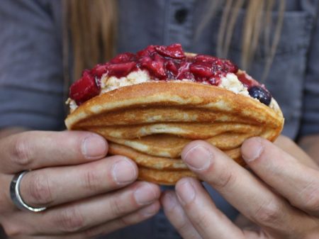 Nasty waffles o de la formidable y deliciosa idea de comer exquisito