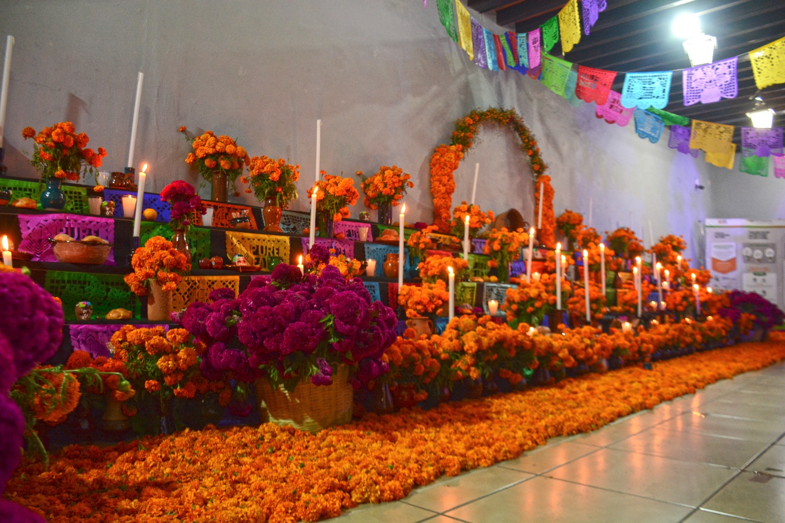 Hermosa mega ofrenda creada por Pure Earth cuenta con piezas de alfarería libre de plomo