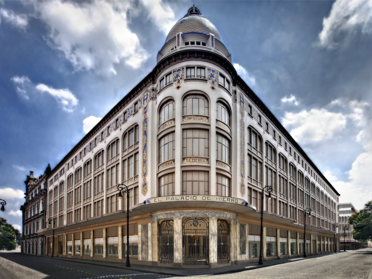 El edificio del Palacio de Hierro, un tesoro arquitectónico del Centro Histórico