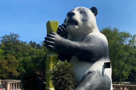 Llegaron los animales gigantes al Bosque de Aragón