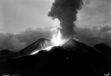 Fotos del nacimiento del volcán Paricutín tomadas por Rafael García Jiménez