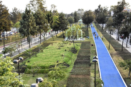 La asombrosa reconstrucción del Parque Lineal en Periférico Oriente