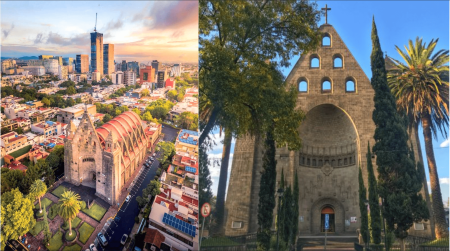 La preciosa Parroquia de San Agustín, la más fotografiada de Polanco