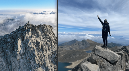 El Pico del Fraile, un reto para iniciados en las alturas y el frío (FOTOS)