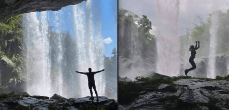 Plan de Guinea, la impresionante cascada de 30 metros en Hueytamalco