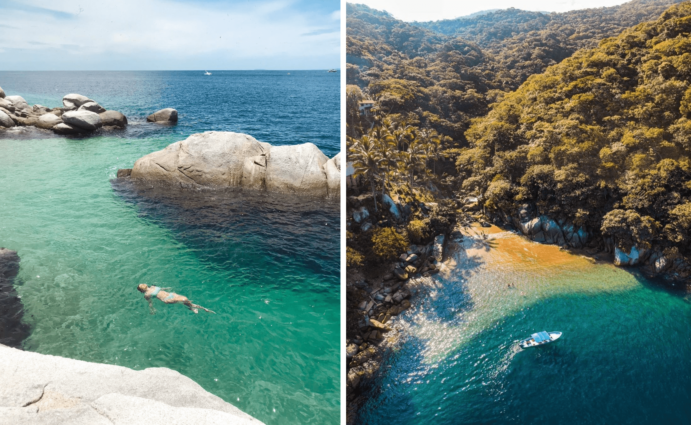 Colomitos es la playa más pequeña de México y una gran belleza natural