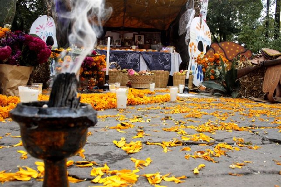 Copal, el aroma del Día de Muertos