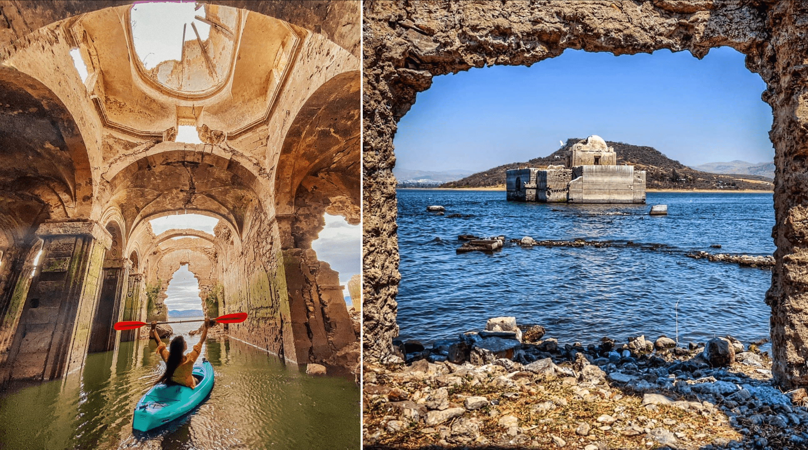 Presa de la Purísima, la nostalgia de una iglesia sepultada bajo el agua