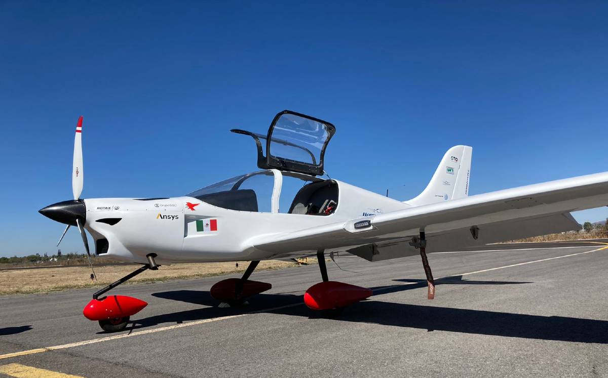 Halcón II, el primer avión 100% mexicano realizó su primer vuelo oficial en Guanajuato