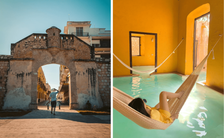 La historia de la fortaleza de Puerta de Mar ahora Hotel Hacienda en Campeche