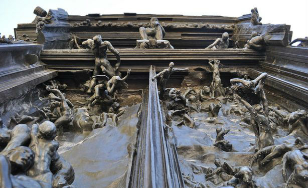 puerta del infierno rodin ciudad de mexico