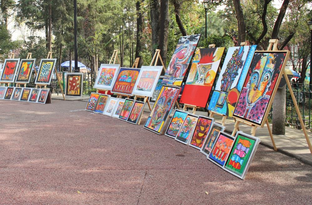 Jardín del Arte: otra razón para visitar San Ángel los fines de semana