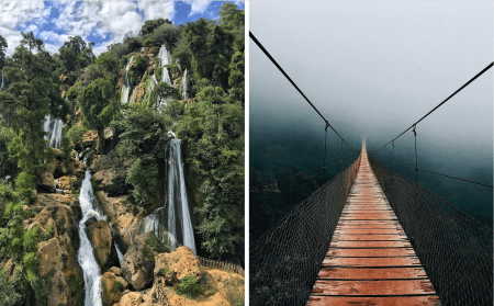 Santiago Yosondúa es el lugar mágico de la Cascada Esmeralda en Oaxaca