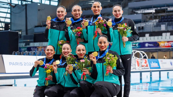 México consigue el oro en nado sincronizado en el Mundial de París