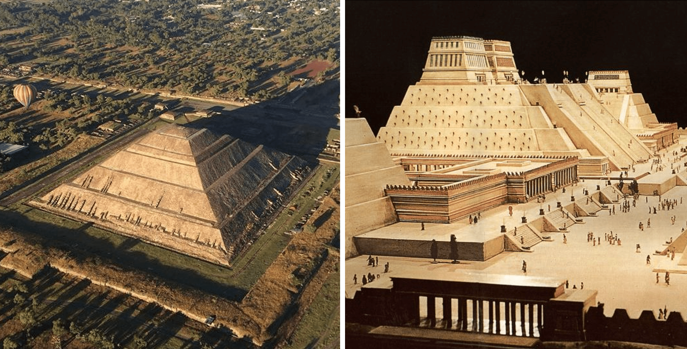 Sobre las grandes diferencias entre Teotihuacán y Tenochtitlán