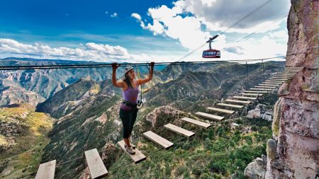 Las 5 tirolesas más grandes, seguras y atractivas de México