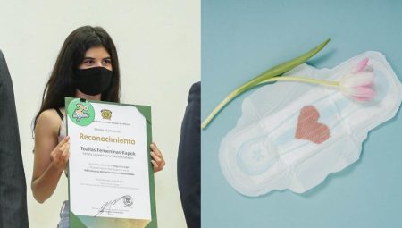 Una estudiante mexicana crea toalla femenina totalmente biodegradable