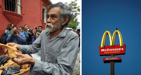 El día que Francisco Toledo se enfrentó contra McDonald’s con una tamaliza