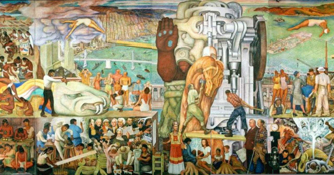 La odisea de transportar un mural de 30 toneladas de Diego Rivera