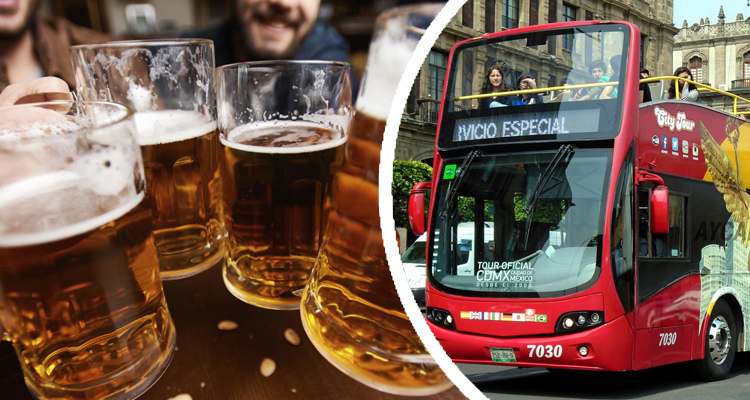 ¿Ya probaste el Turibus cervecero de la Ciudad de México?