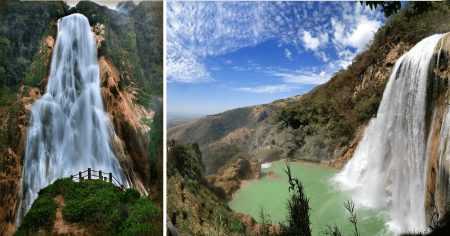 Velo de Novia, la majestuosa caída de agua de 120 metros en Chiapas