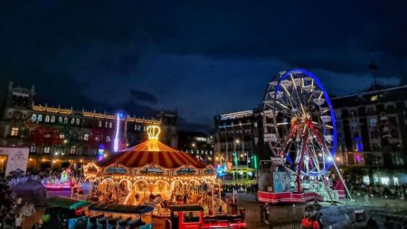 Llega la Navidad llena de luces y y juegos mecánicos a la Verbena del Zócalo