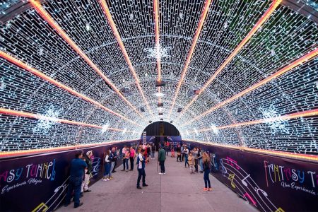 Un encanto navideño, conoce las villas iluminadas de la Ciudad de México