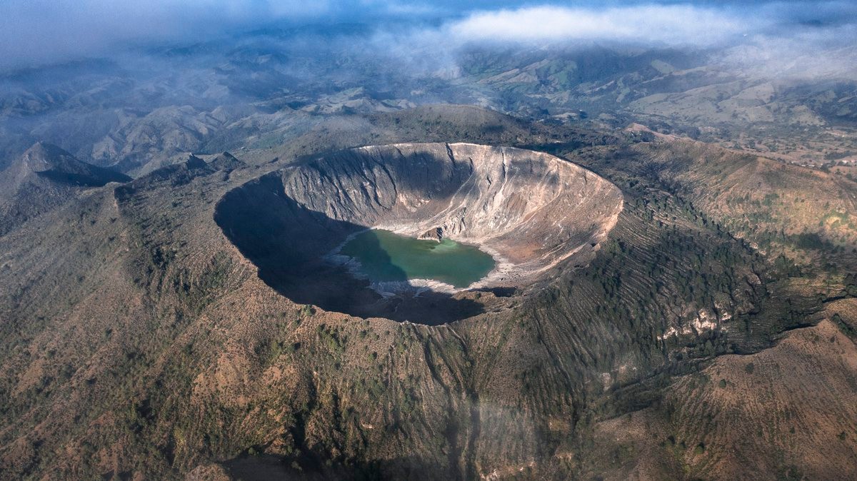 Los alucinantes paisajes del imponente volcán Chichonal